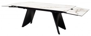 Стол IVAR 180 MARBLES KL-188 Контрастный мрамор, итальянская керамика, ®DISAUR в Ижевске - izhevsk.mebel24.online | фото 9