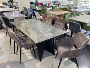 Стол IVAR 180 MARBLES KL-80 Серый мрамор, итальянская керамика, ®DISAUR в Ижевске - izhevsk.mebel24.online | фото 11