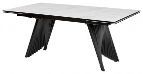 Стол IVAR 180 MARBLES KL-99 Белый мрамор, итальянская керамика/серый, ®DISAUR в Ижевске - izhevsk.mebel24.online | фото 1