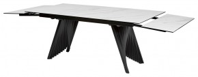Стол IVAR 180 MARBLES KL-99 Белый мрамор, итальянская керамика/серый, ®DISAUR в Ижевске - izhevsk.mebel24.online | фото 10