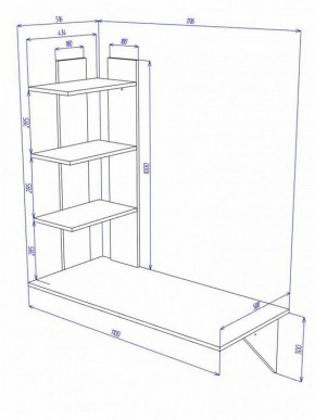 Стол компьютерный Домино Cross СтТ5 в Ижевске - izhevsk.mebel24.online | фото 2