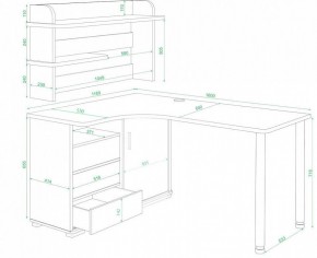 Стол компьютерный Домино нельсон СР-145М в Ижевске - izhevsk.mebel24.online | фото 2
