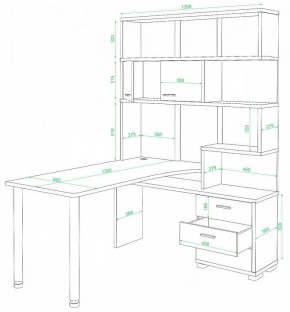 Стол компьютерный Домино нельсон СР-420/130 в Ижевске - izhevsk.mebel24.online | фото 2