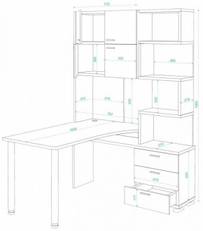 Стол компьютерный Домино нельсон СР-500М/160 в Ижевске - izhevsk.mebel24.online | фото 2