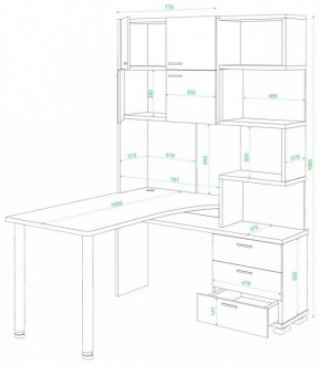 Стол компьютерный Домино нельсон СР-500М/190 в Ижевске - izhevsk.mebel24.online | фото 2