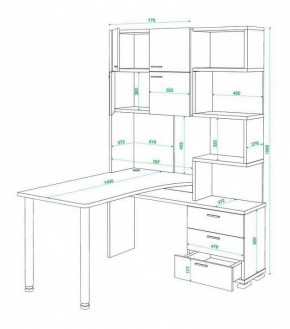 Стол компьютерный Домино нельсон СР-500М140 в Ижевске - izhevsk.mebel24.online | фото 3