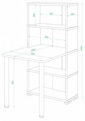 Стол компьютерный Домино СБ-10М/4 в Ижевске - izhevsk.mebel24.online | фото 2