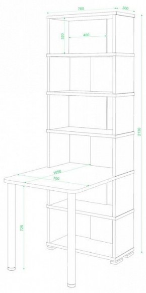 Стол компьютерный Домино СБ-10М/6 в Ижевске - izhevsk.mebel24.online | фото 2