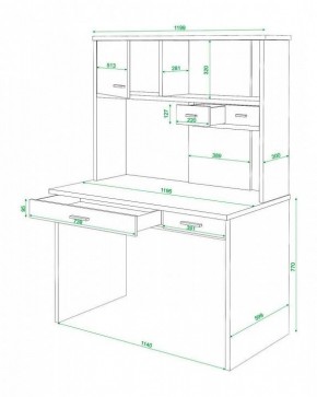 Стол компьютерный Домино СК-60 в Ижевске - izhevsk.mebel24.online | фото 3