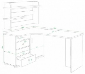 Стол компьютерный Домино СР-165 в Ижевске - izhevsk.mebel24.online | фото 2