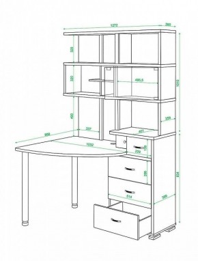 Стол компьютерный Домино СР-320 в Ижевске - izhevsk.mebel24.online | фото 4