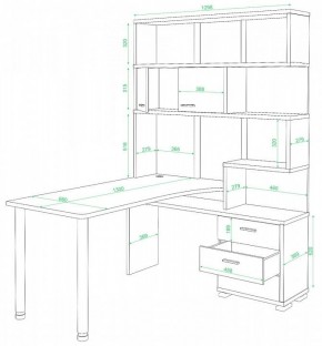 Стол компьютерный Домино СР-420/130 в Ижевске - izhevsk.mebel24.online | фото 2