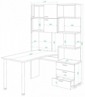 Стол компьютерный Домино СР-500М/140 в Ижевске - izhevsk.mebel24.online | фото 2