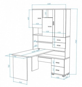 Стол компьютерный Домино СР-620/140 в Ижевске - izhevsk.mebel24.online | фото 3