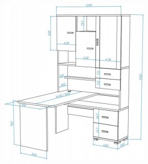 Стол компьютерный Домино СР-620-160 в Ижевске - izhevsk.mebel24.online | фото 2