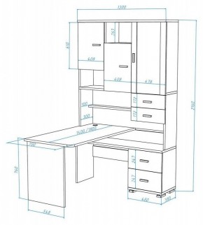 Стол компьютерный Домино СР-620/180 в Ижевске - izhevsk.mebel24.online | фото 2