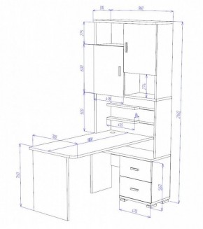 Стол компьютерный Домино СР-720/180 в Ижевске - izhevsk.mebel24.online | фото 2