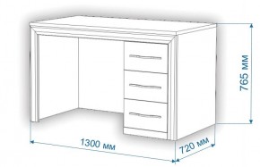 Стол компьютерный Нобиле СтЯ130+НСт130Д в Ижевске - izhevsk.mebel24.online | фото 3