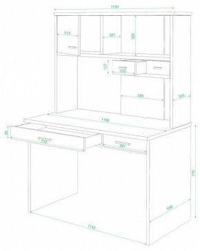 Стол компьютерный СК-60 в Ижевске - izhevsk.mebel24.online | фото 2