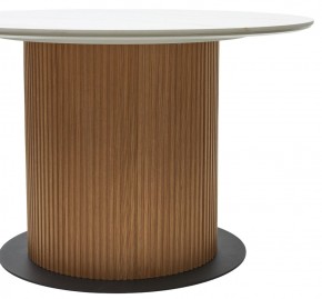 Стол MESA D120 цвет БЕЛЫЙ МРАМОР M326 / Каркас OAK, ®DISAUR в Ижевске - izhevsk.mebel24.online | фото 6