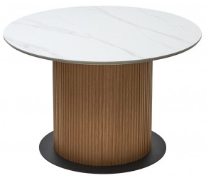 Стол MESA D120 цвет БЕЛЫЙ МРАМОР M326 / Каркас OAK, ®DISAUR в Ижевске - izhevsk.mebel24.online | фото 7