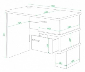 Стол письменный Домино СД-15 в Ижевске - izhevsk.mebel24.online | фото 2