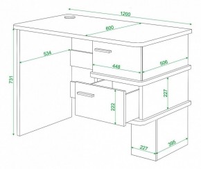 Стол письменный Домино СД-15С в Ижевске - izhevsk.mebel24.online | фото 3