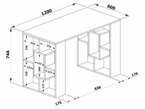 Стол письменный СПм-15 в Ижевске - izhevsk.mebel24.online | фото 3