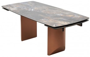 Стол ПУАНТО 200 TITANIUM LAWA NERO, керамика / МЕДЬ каркас М-City в Ижевске - izhevsk.mebel24.online | фото 8