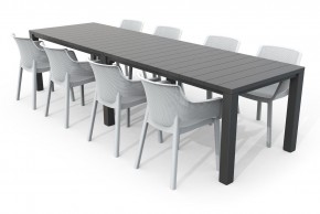 Стол раскладной Джули (Julie Double table 2 configurations) Графит в Ижевске - izhevsk.mebel24.online | фото 6