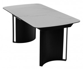 Стол RASMUS 160 TL-45 Белый мрамор, испанская керамика / черный каркас, ®DISAUR в Ижевске - izhevsk.mebel24.online | фото 3