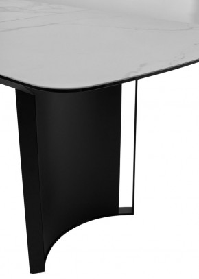 Стол RASMUS 160 TL-45 Белый мрамор, испанская керамика / черный каркас, ®DISAUR в Ижевске - izhevsk.mebel24.online | фото 7