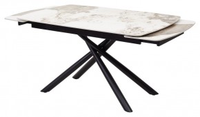 Стол RIVOLI 140 GLOSS LUXURY PANDORA SOLID CERAMIC / BLACK, ®DISAUR в Ижевске - izhevsk.mebel24.online | фото 5