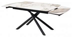 Стол RIVOLI 140 GLOSS LUXURY PANDORA SOLID CERAMIC / BLACK, ®DISAUR в Ижевске - izhevsk.mebel24.online | фото 6