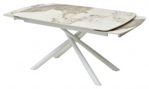 Стол RIVOLI 140 GLOSS LUXURY PANDORA SOLID CERAMIC / WHITE, ®DISAUR в Ижевске - izhevsk.mebel24.online | фото 9