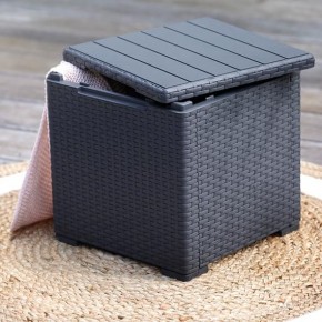 Стол с функцией хранения Виго (Vigo storage box) графит в Ижевске - izhevsk.mebel24.online | фото 1