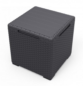 Стол с функцией хранения Виго (Vigo storage box) графит в Ижевске - izhevsk.mebel24.online | фото 2