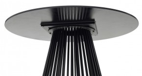 Стол TERNI 120 MATT BLACK MARBLE SOLID CERAMIC Черный мрамор матовый, керамика /Черн.каркас, ®DISAUR в Ижевске - izhevsk.mebel24.online | фото 6