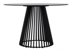 Стол TERNI 120 MATT BLACK MARBLE SOLID CERAMIC Черный мрамор матовый, керамика /Черн.каркас, ®DISAUR в Ижевске - izhevsk.mebel24.online | фото 7