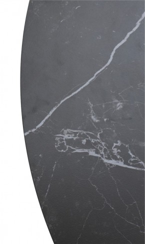 Стол TERNI 120 MATT BLACK MARBLE SOLID CERAMIC Черный мрамор матовый, керамика /Черн.каркас, ®DISAUR в Ижевске - izhevsk.mebel24.online | фото 9