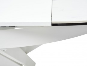 Стол TRENTO 120 HIGH GLOSS STATUARIO Белый мрамор глянцевый, керамика/ белый каркас, ®DISAUR в Ижевске - izhevsk.mebel24.online | фото 10