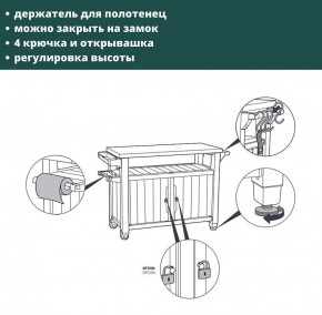 Столик для барбекю 207 Л (Unity XL 207L) в Ижевске - izhevsk.mebel24.online | фото 9