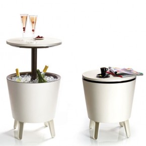 Столик-холодильник COOL BAR крем-шоколад в Ижевске - izhevsk.mebel24.online | фото 1