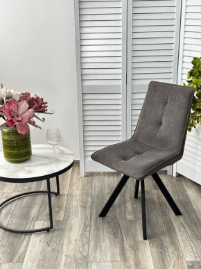 Стул BRONX, 360 град. поворот. B28 Темно-серый, велюр / черный каркас, М-City в Ижевске - izhevsk.mebel24.online | фото 4