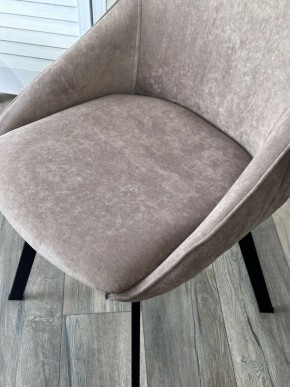 Стул CASA, 360 град. поворот. B5 Капучино, велюр / черный каркас,М-City в Ижевске - izhevsk.mebel24.online | фото 3