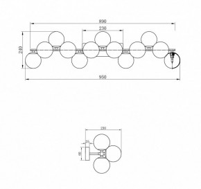 Светильник на штанге Maytoni Dallas MOD547WL-13CH в Ижевске - izhevsk.mebel24.online | фото 3