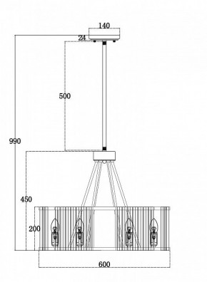 Светильник на штанге Maytoni Solar MOD087PL-06G в Ижевске - izhevsk.mebel24.online | фото 4