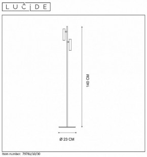 Торшер Lucide Philon 79781/10/30 в Ижевске - izhevsk.mebel24.online | фото 4
