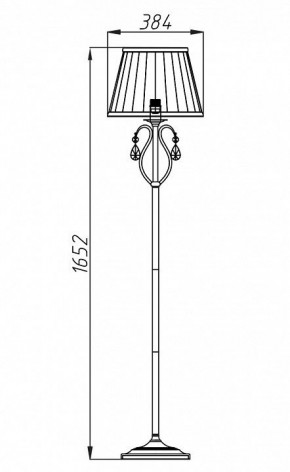 Торшер Maytoni Brionia ARM172-11-G в Ижевске - izhevsk.mebel24.online | фото 2