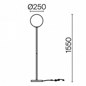 Торшер Maytoni Ring MOD013FL-01W в Ижевске - izhevsk.mebel24.online | фото 3